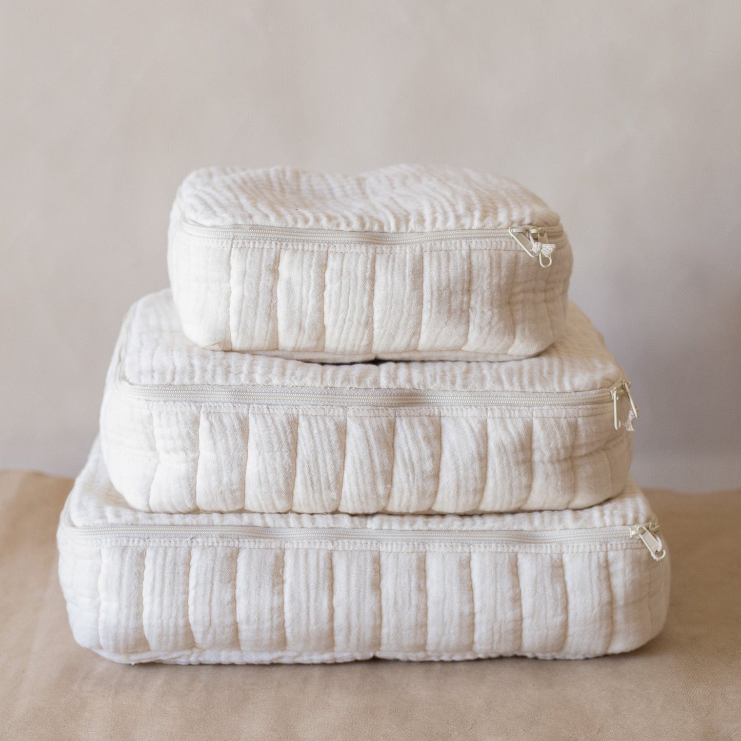 Fyra Small Packing Cube – Natural Cotton Travel Organiser