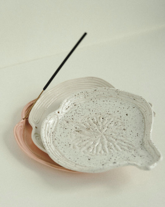 Handmade Ceramic Fig Incense Holder