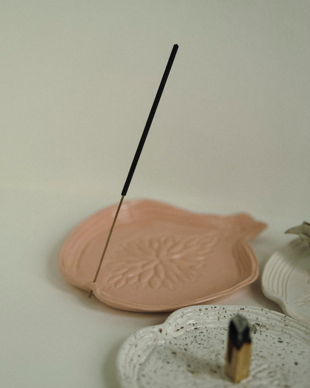 Handmade Ceramic Fig Incense Holder
