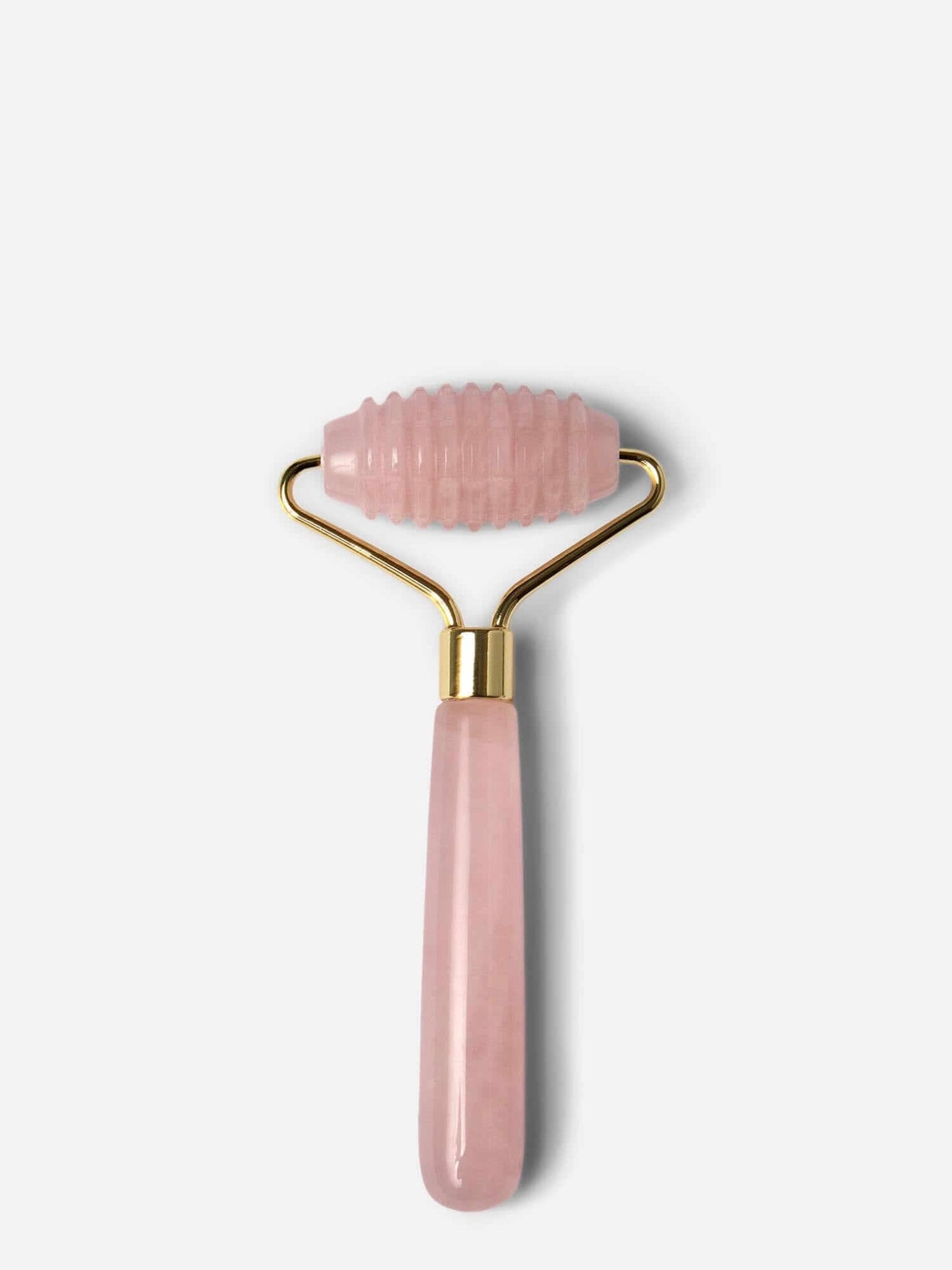 Rose Quartz Ridged Facial Roller