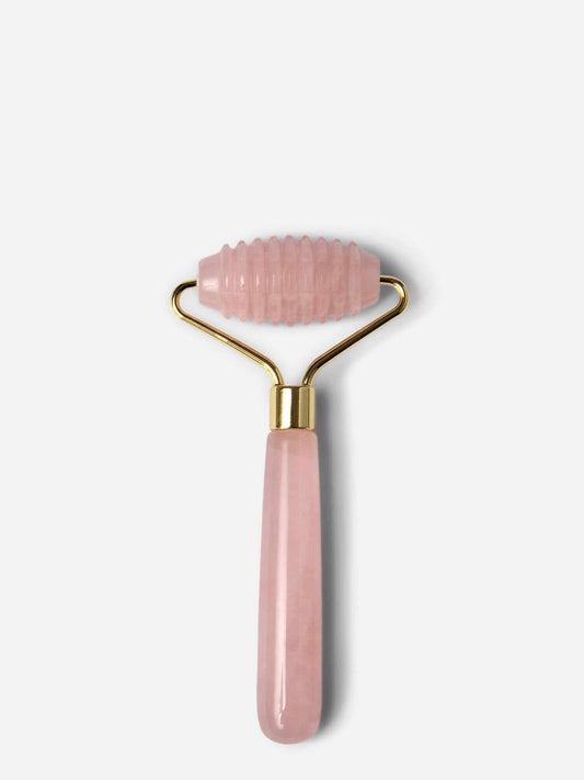 Rose Quartz Ridged Facial Roller