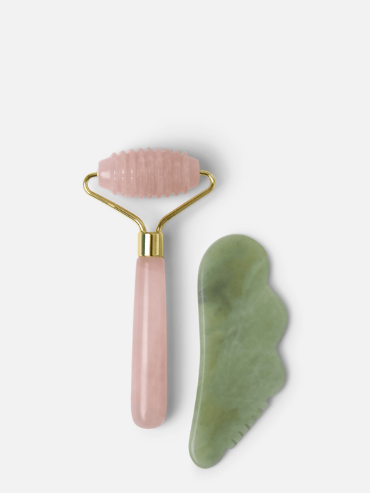 The Gua Sha & Ridged Roller Set