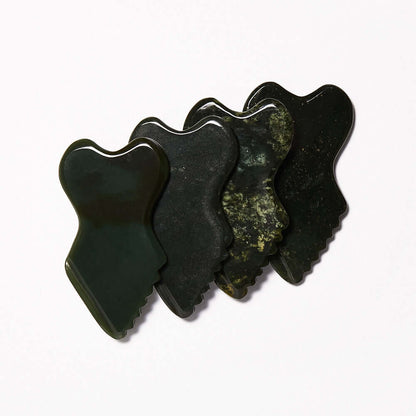 Nephrite Jade Gua Sha Tool – Multi-Edge Facial Massage Tool