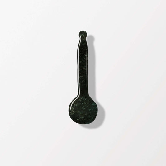 Nephrite Jade Sculpting Spoon – Dual-Ended Facial Massage Tool