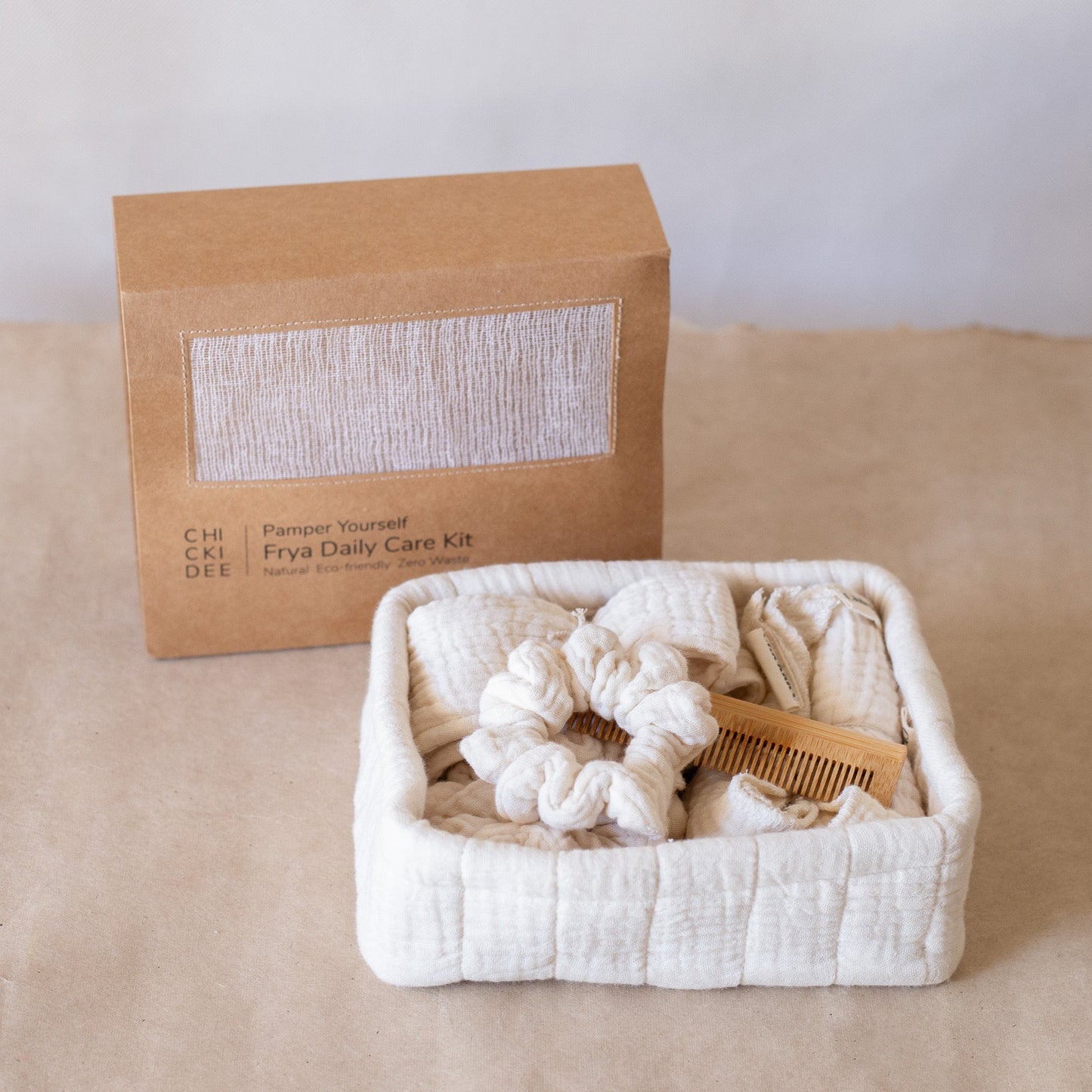 Fyra Daily Kit – Organic Cotton Travel Organiser Set