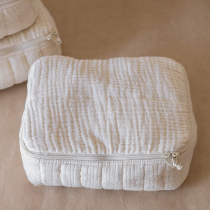 Fyra Small Packing Cube – Natural Cotton Travel Organiser