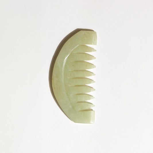 Scalp Gua Sha Comb – Stone Scalp Massage Tool