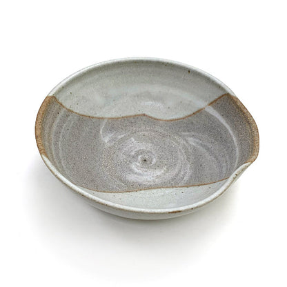 Ceramic Smudge Bowl with Incense Holder