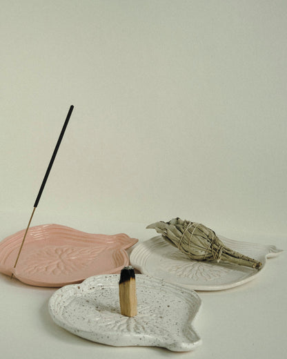 Handmade Ceramic Fig Incense Holder