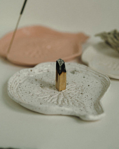 Handmade Ceramic Fig Incense Holder