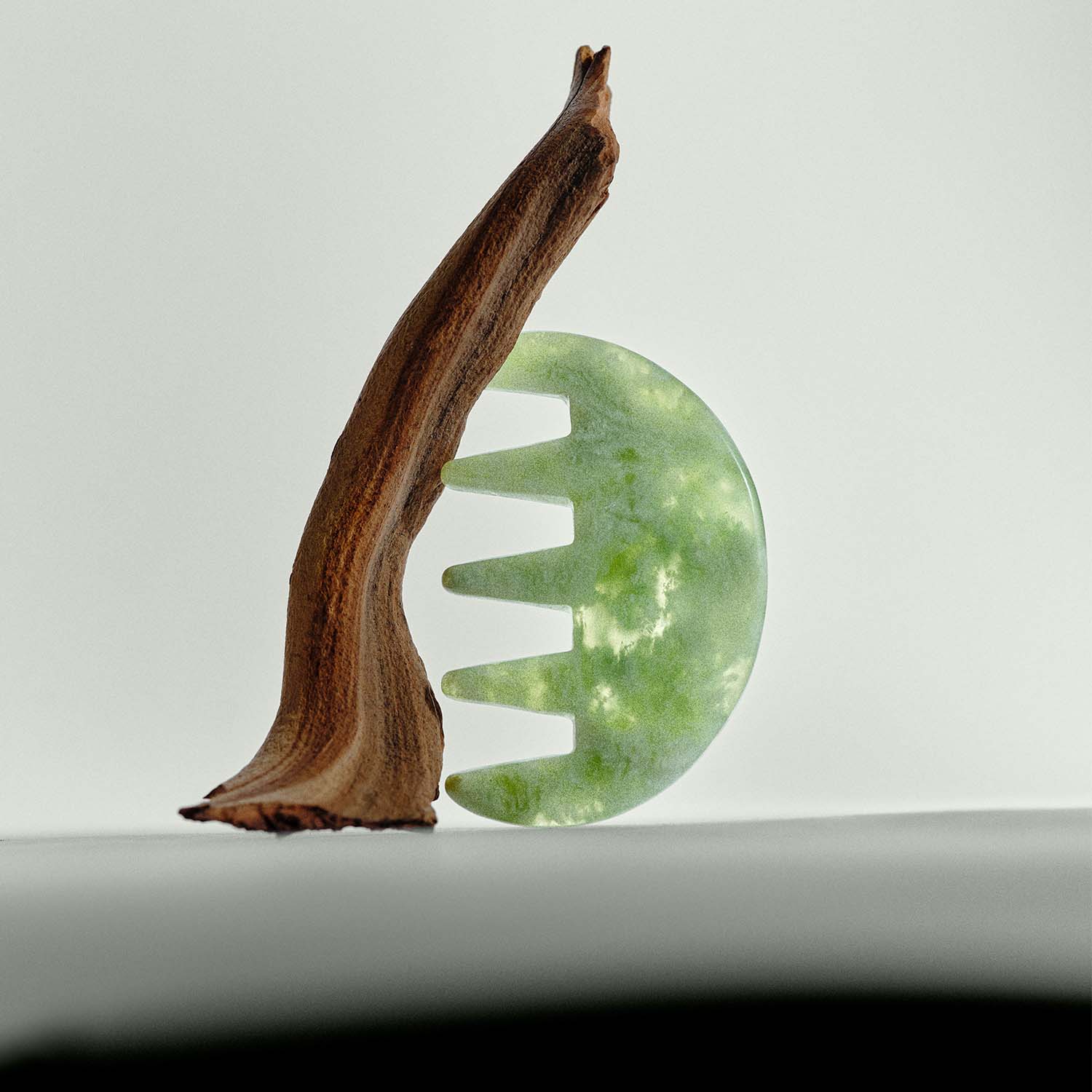 Scalp Massage Comb Authentic Xiuyan Jade